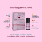 Lubricante e Intensificador Íntimo Multiorgasmos — Sensación Fría (30 ml)
