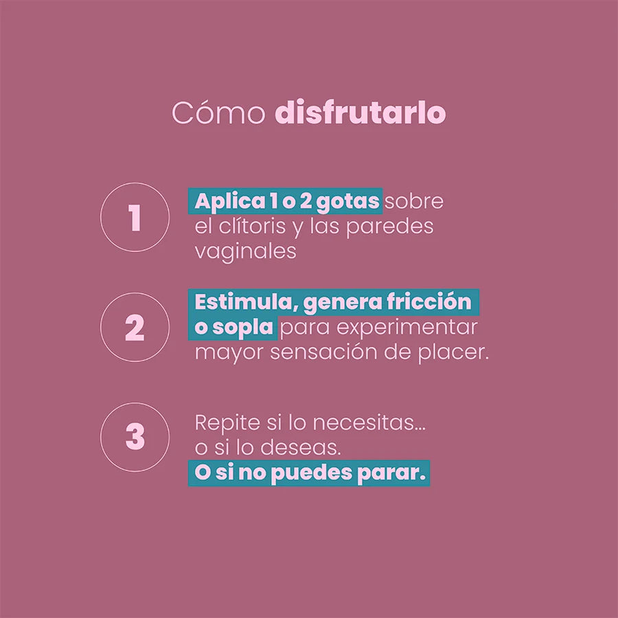 Lubricante e Intensificador Íntimo Multiorgasmos — Sensación Fría (30 ml)