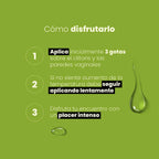 Lubricante e Intensificador Íntimo con CBD - Sensación Caliente y Electrizante (30 ml)