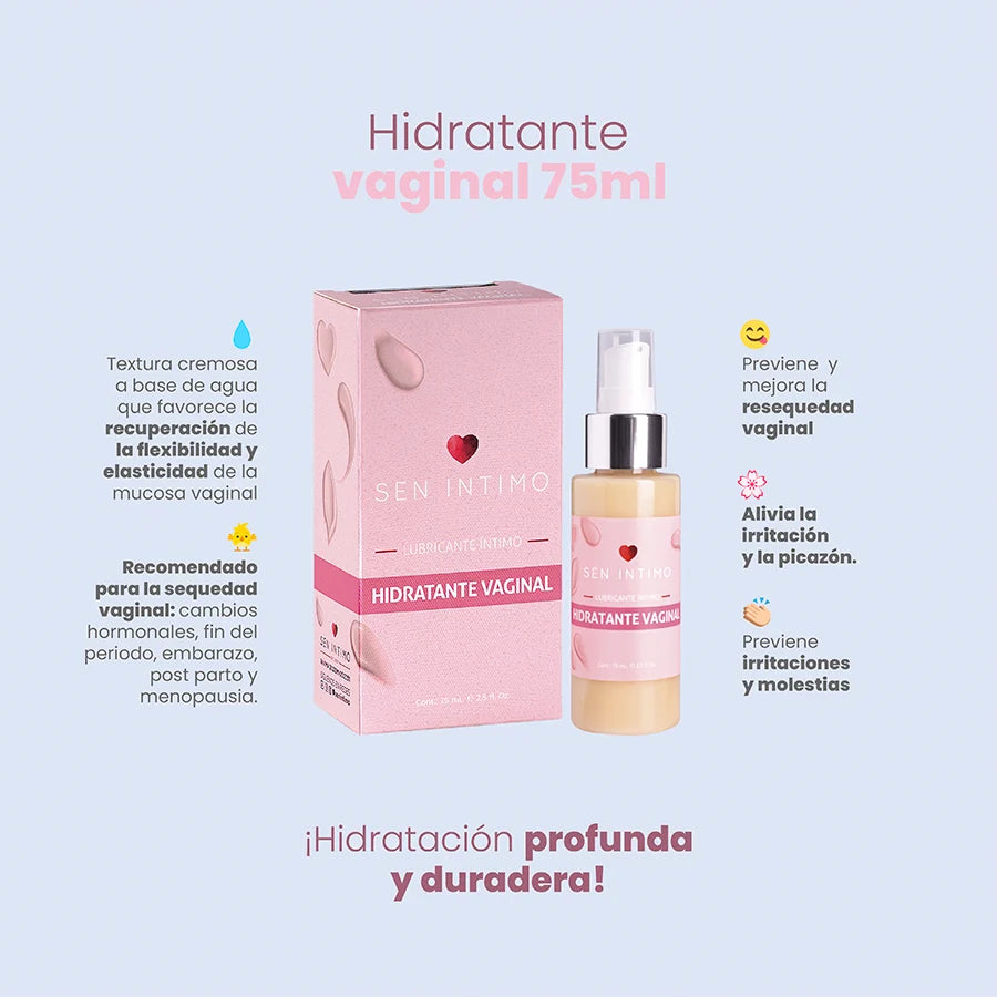 Hidratante y Lubricante Vaginal - Alivio de la Sequedad (75 ml)