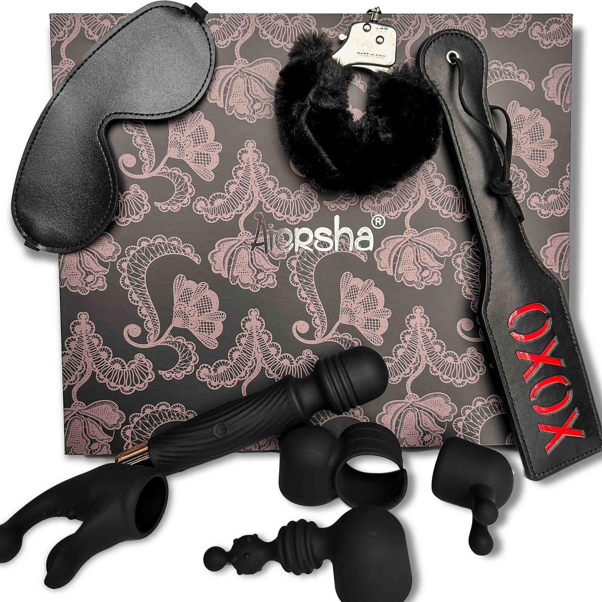 Dominio - Set Premium de 8 Piezas con Vibrador y Accesorios